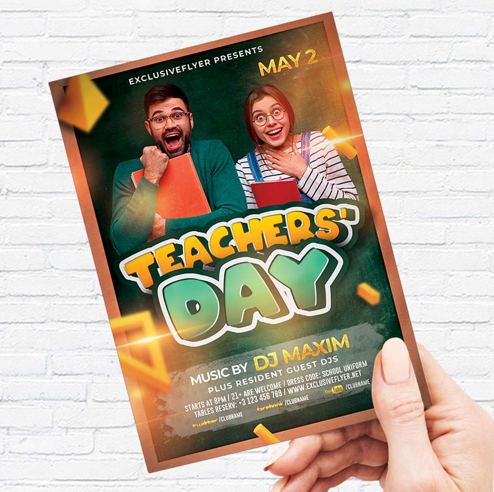teachers_day_affair-flyer-template-3.jpg Teachers' Day Affair PSD Template - Image 3