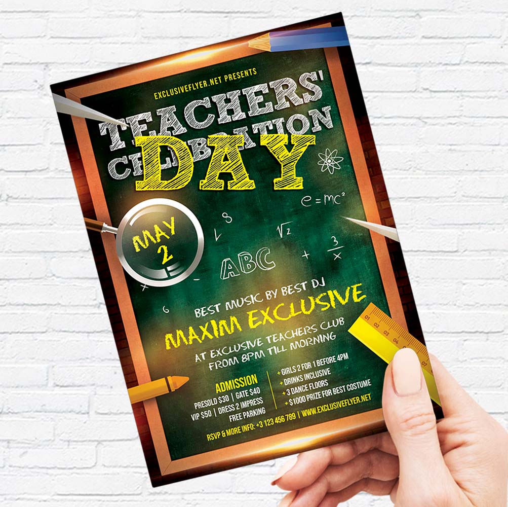 teachers_day_celebration-flyer-template-3.jpg Teachers' Day Celebration PSD Template - Image 3