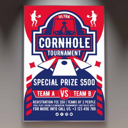 Download Ultra Cornhole Card Printable Template 1