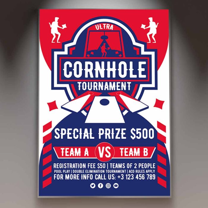 Download Ultra Cornhole Card Printable Template 1