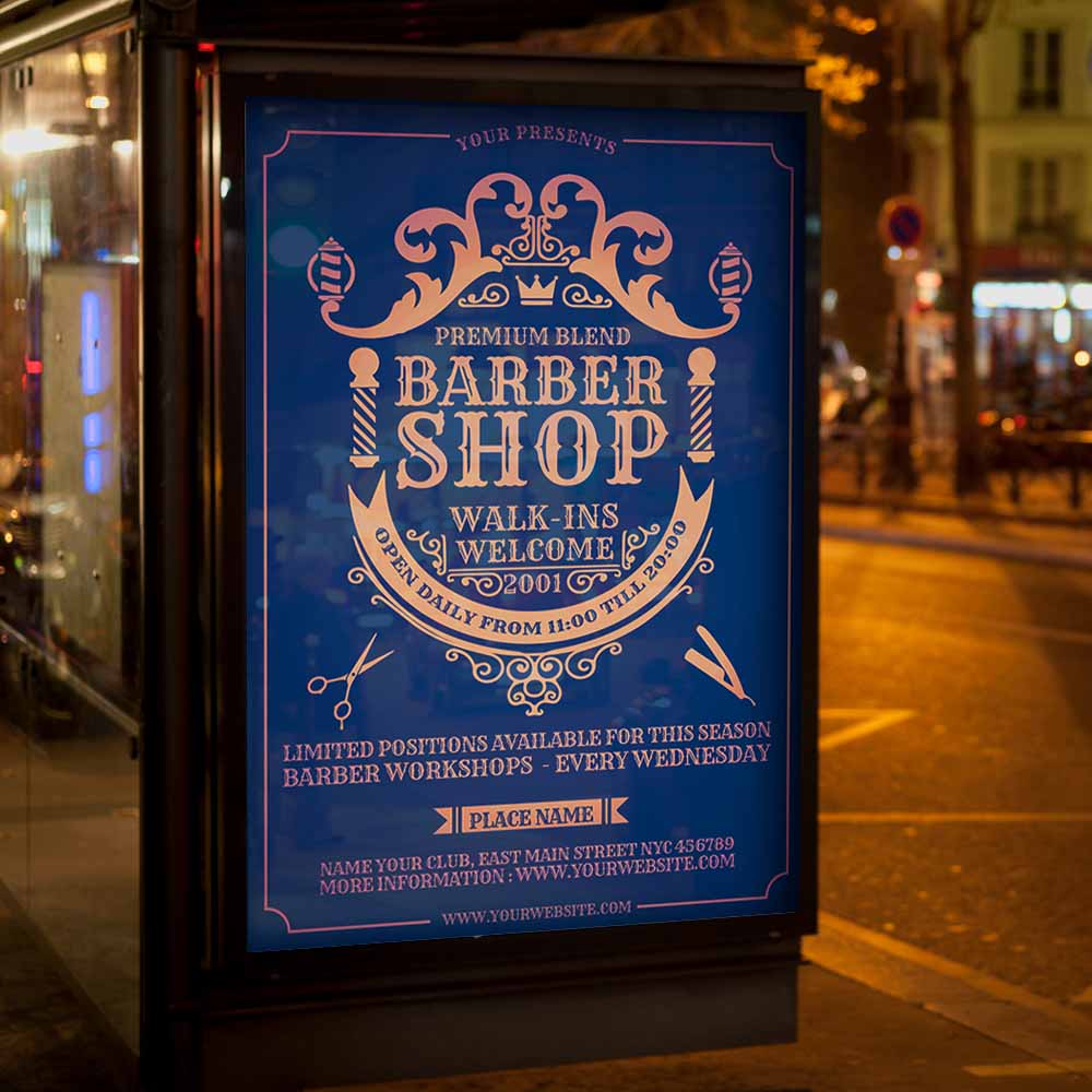 barber_shop_event_card_printable_template_3.jpg Download Barber Shop Event Card Printable Template 3