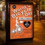 Download Bicycle Day Event Card Printable Template 3