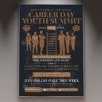 Download Career Day Summit Card Printable Template 1
