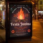 Download Festa Junina Fest Card Printable Template 3