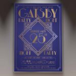 Download Gatsby Night Card Printable Template 1