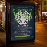 Download International Yoga Day Card Printable Template 3