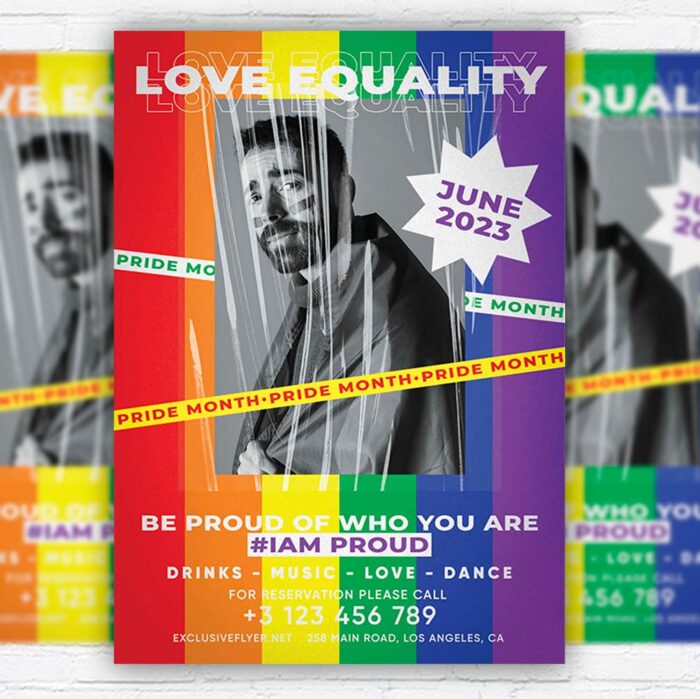 Download LGBT Pride Day - Flyer PSD Template | ExclusiveFlyer