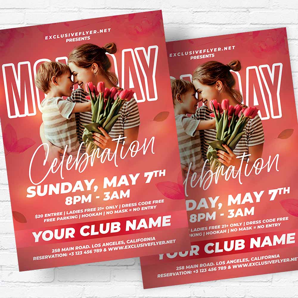 mom_day_celebration-flyer-template-2.jpg Mom Day Celebration PSD Template - Image 2