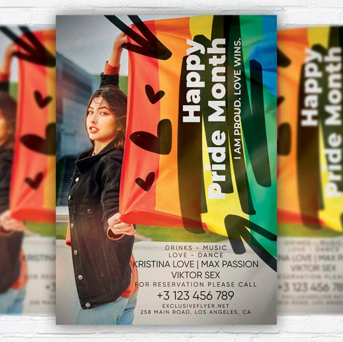 Download Pride Month - Flyer PSD Template | ExclusiveFlyer