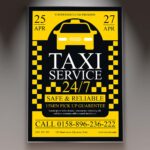 Download Taxi Service Card Printable Template 1