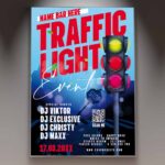 Download Traffic Light Party Card Printable Template 1