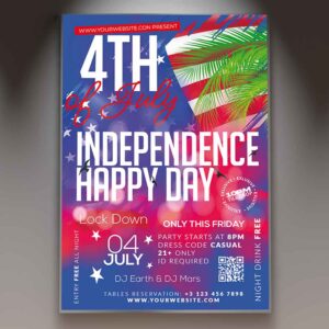 Download Flag Day Party Flyer - PSD Template | PSDmarket