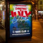 Download Christmas in July Card Printable Template 3