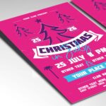 Download Club Christmas in July Card Printable Template 2