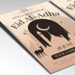 Download Eid Al-Adha Card Printable PSD Template 2