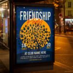 Download Friendship Party Card Printable Template 3