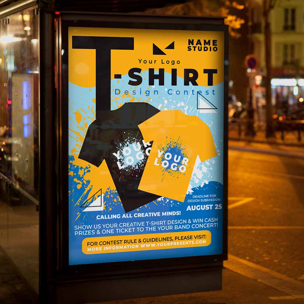 T-Shirt Design Contest Flyer Templates