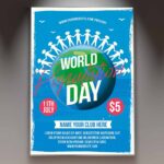 Download World Population Day Card Printable Template 1