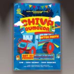 Download Chiva Rumbera Card Printable PSD Template 1