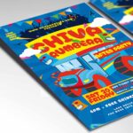 Download Chiva Rumbera Card Printable PSD Template 2