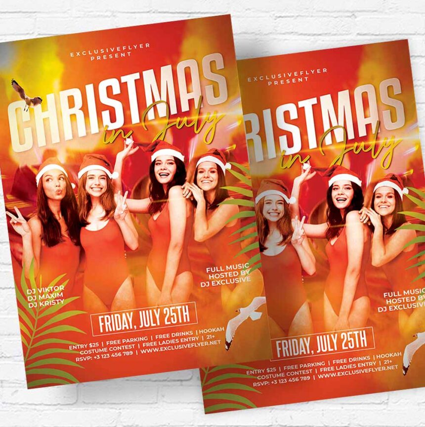 Download Christmas In July Party Flyer PSD Template ExclusiveFlyer 25-creative-christmas-in-july-party-ideas-for-2022-artofit
