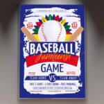 Download Juneteenth Baseball Card Printable PSD Template 1