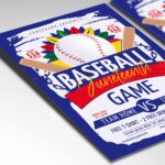 Download Juneteenth Baseball Card Printable PSD Template 2