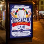 Download Juneteenth Baseball Card Printable PSD Template 3