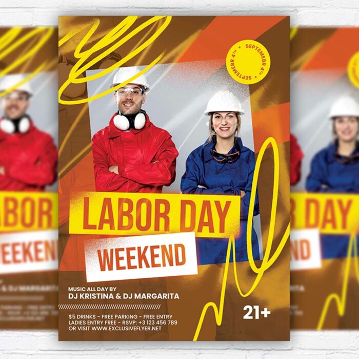 Download Labor Day Weekend - Flyer PSD Template | ExclusiveFlyer