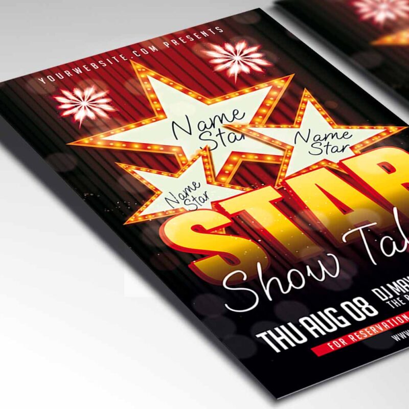 Talent Show - Premium Flyer PSD Template | PSDmarket