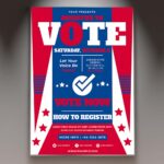 Download Voter Registration Card Printable PSD Template 1