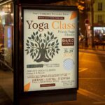 Download Yoga Class Card Printable PSD Template 3