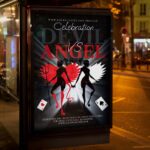 Download Angel vs Devil Card Printable PSD Template 3