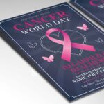 Download Cancer Day in USA Card Printable PSD Template 2