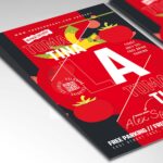 Download La Tomatina Day Card Printable PSD Template 2