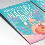 Download Nachos Hero Night Card Printable PSD Template 2
