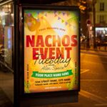 Download Nachos Tuesday Card Printable PSD Template 3
