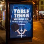 Download Table Tennis Card Printable PSD Template 3