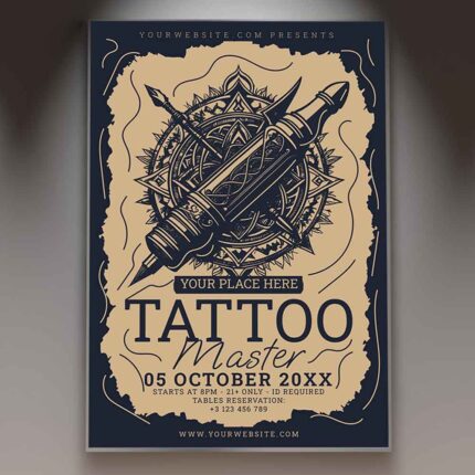 Tattoo Flyer Images - Free Download on Freepik
