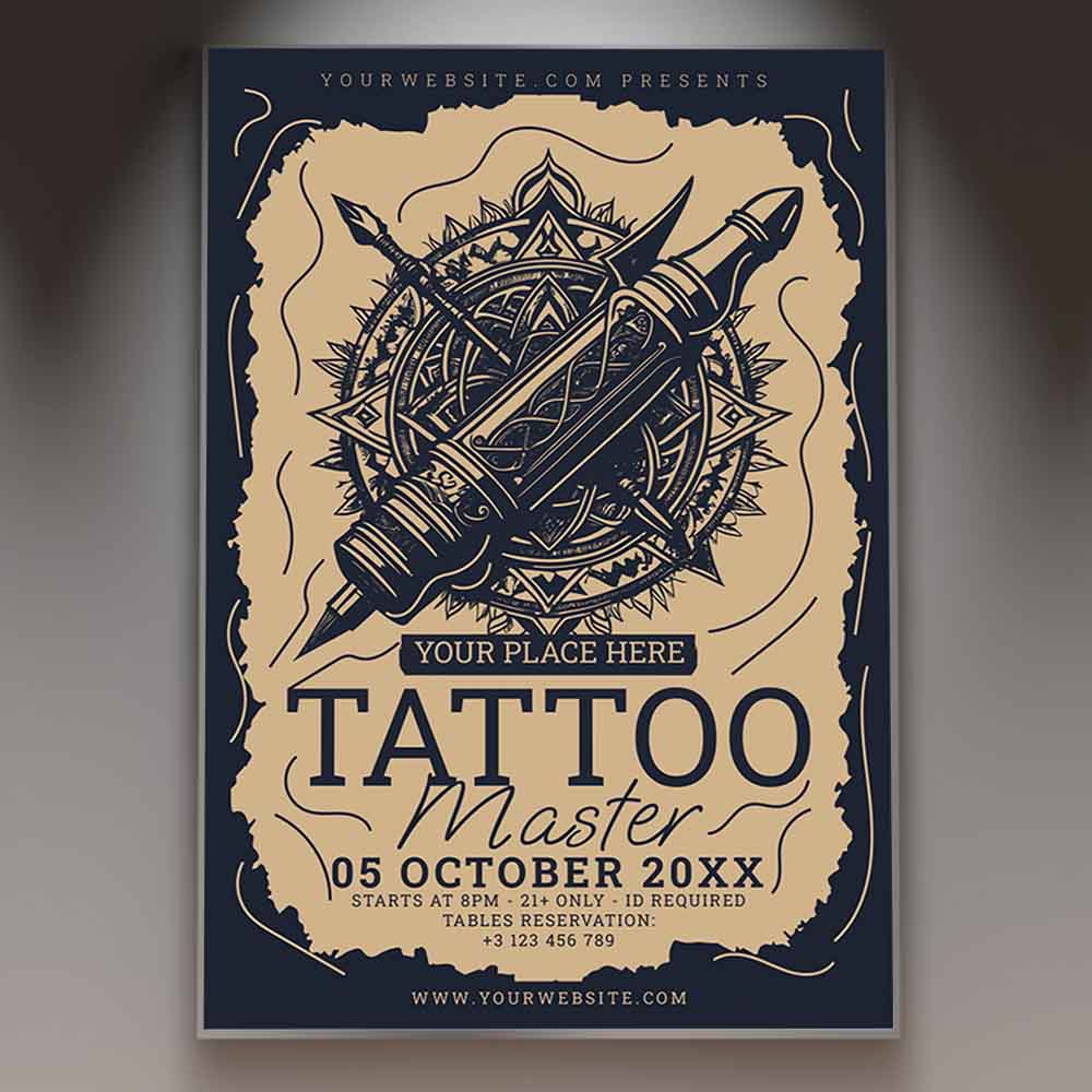 30,980+ tattoo shop posters Customizable Design Templates | PosterMyWall |  Tattoos, Tattoo salon, Body modifications