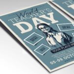Download Teachers Day Event Card Printable PSD Template 2