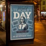 Download Teachers Day Event Card Printable PSD Template 3