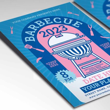 Download Barbecue Class 2023 Card Printable PSD Template 2