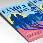 Download Family Day in USA Card Printable PSD Template 2