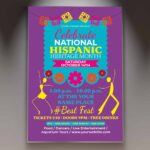 Download Hispanic Heritage Month Card Printable PSD Template 1