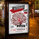 Download Hispanic Heritage Party Card Printable PSD Template 3