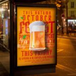 Download October Fest Day Card Printable PSD Template 3
