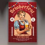 Download Octoberfest Event Card Printable PSD Template 1