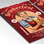 Download Octoberfest Event Card Printable PSD Template 2