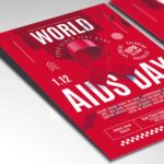 Download World Aids Day Card Printable PSD Template 2